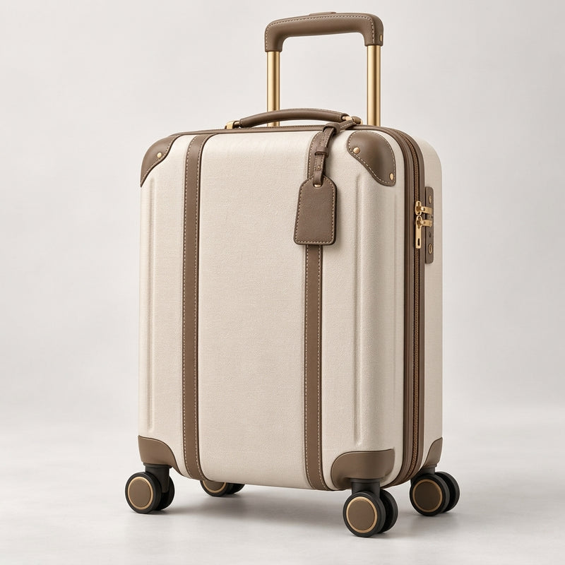 Vintage-Inspired Carry-On Spinner