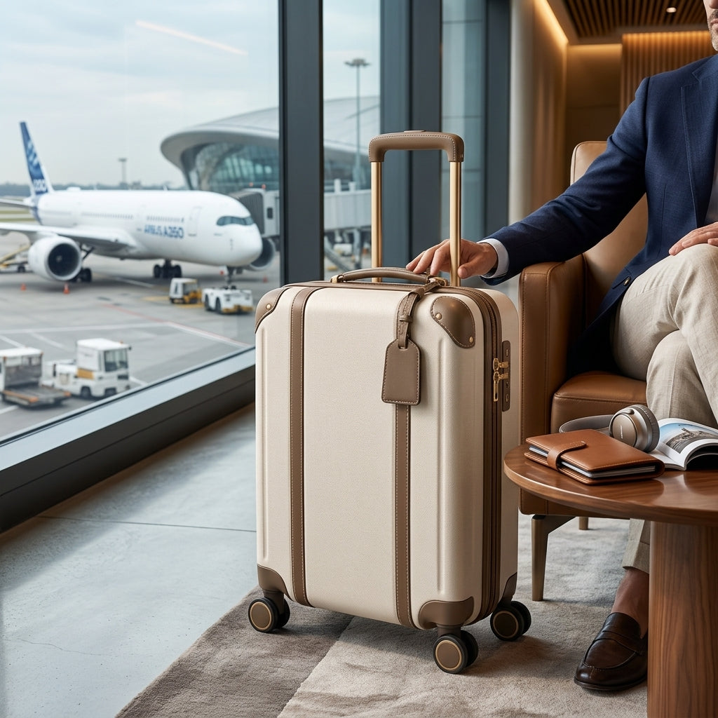 Vintage-Inspired Carry-On Spinner