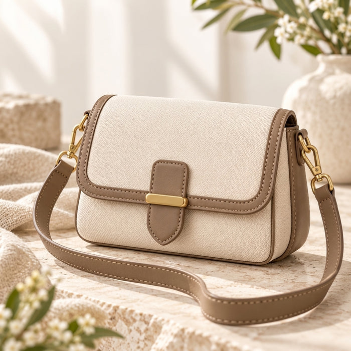 Compact Flap Crossbody Bag