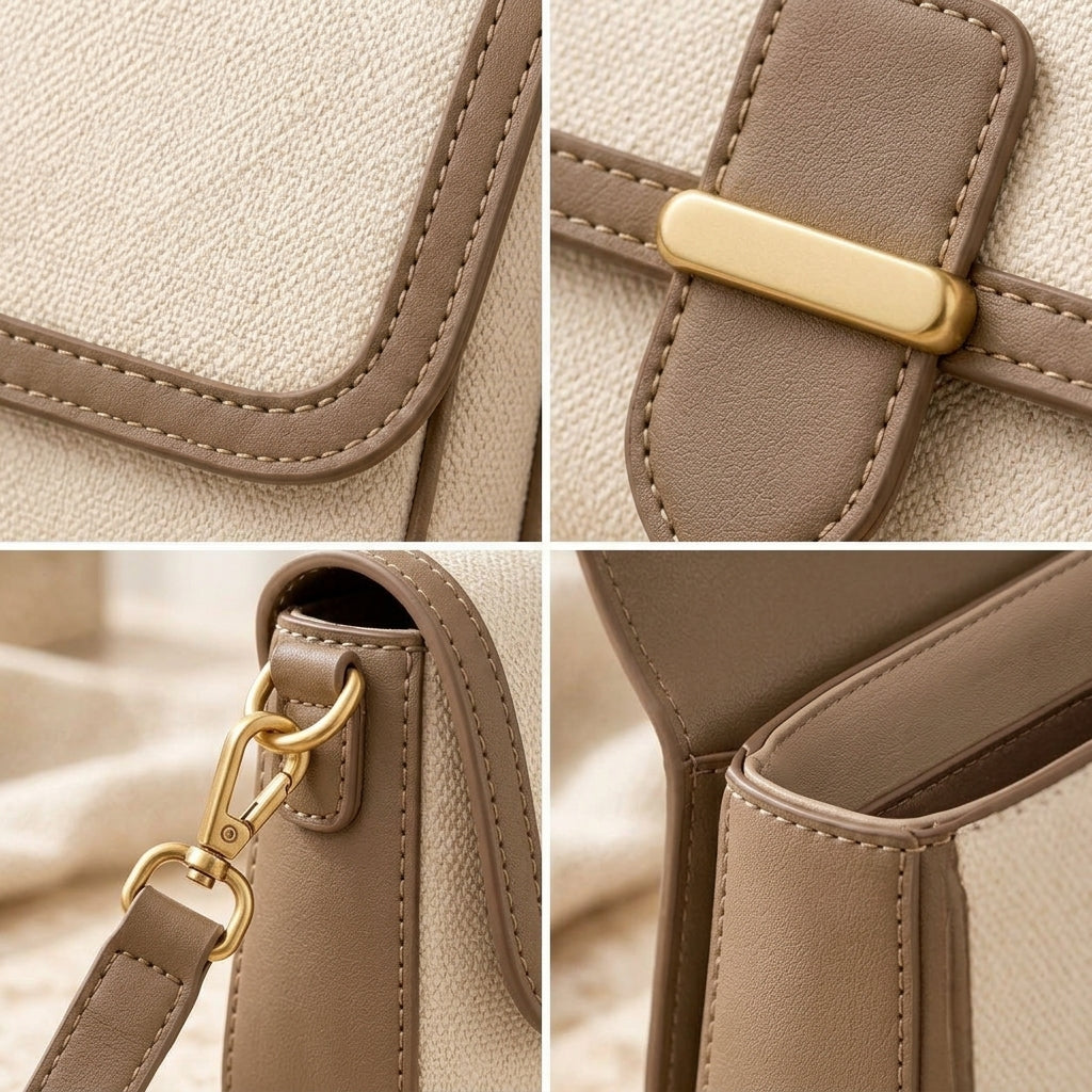 Compact Flap Crossbody Bag