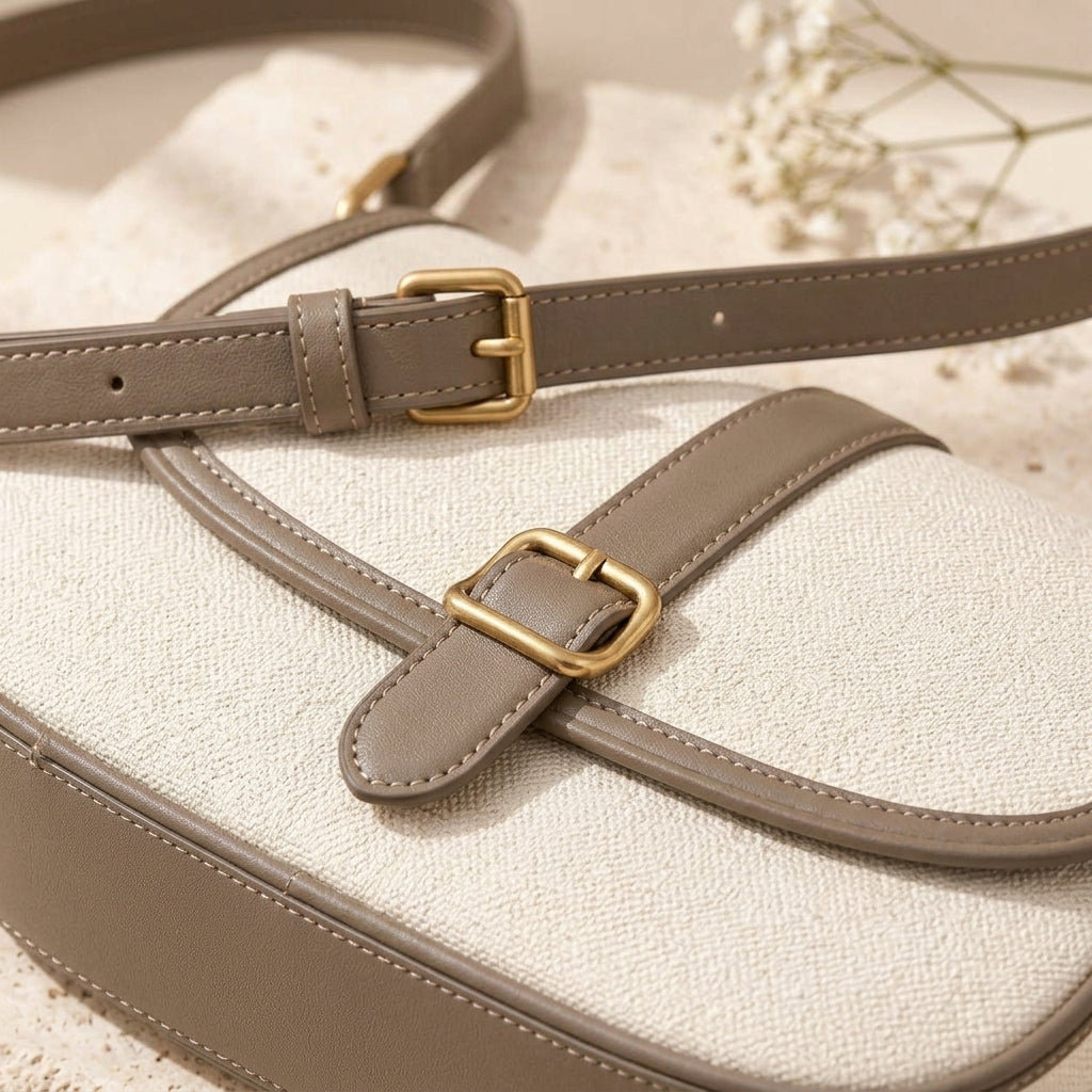 Soft Curve Saddle Shoulder Bag