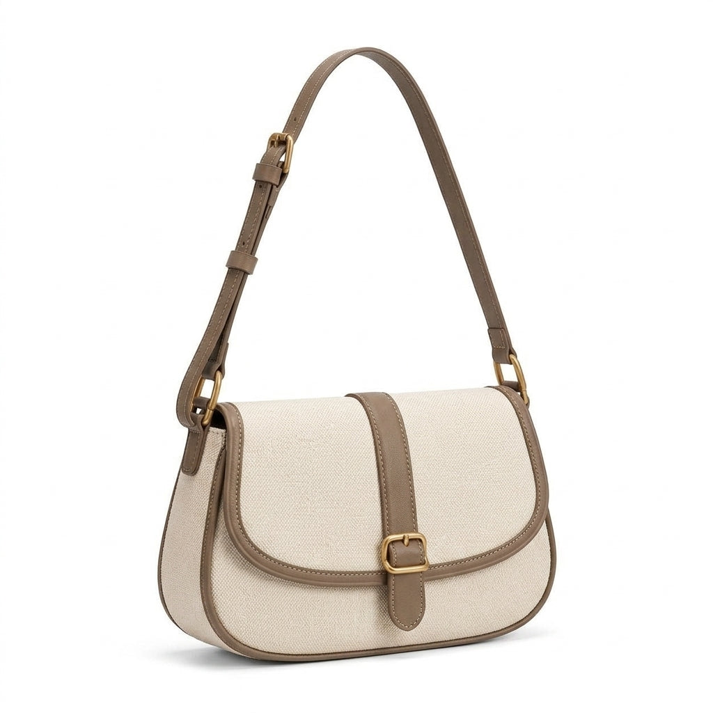 Soft Curve Saddle Shoulder Bag