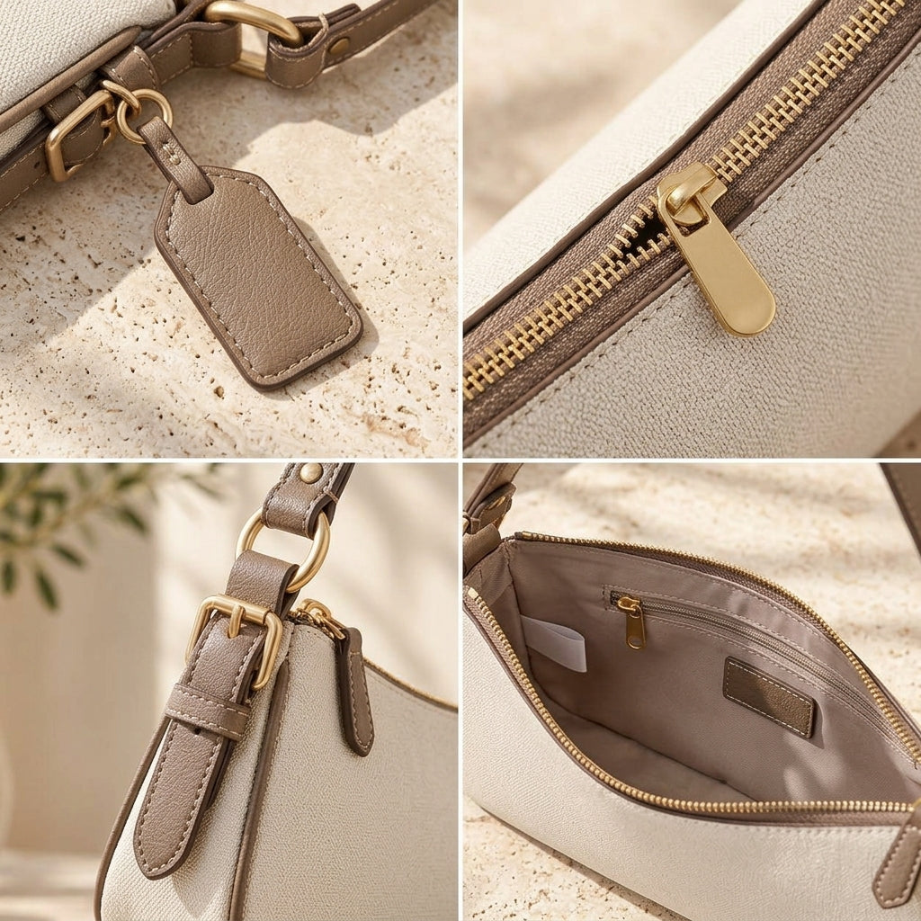 Minimal Baguette Shoulder Bag