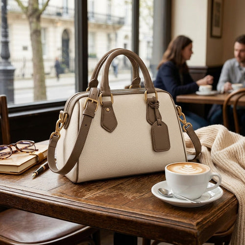 Crescent Canvas Shoulder Bag
