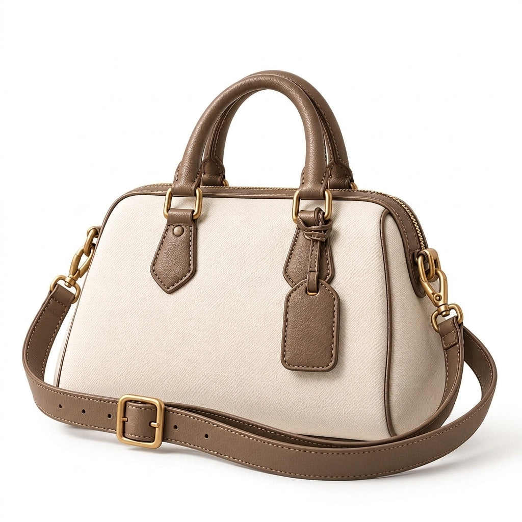 Crescent Canvas Shoulder Bag